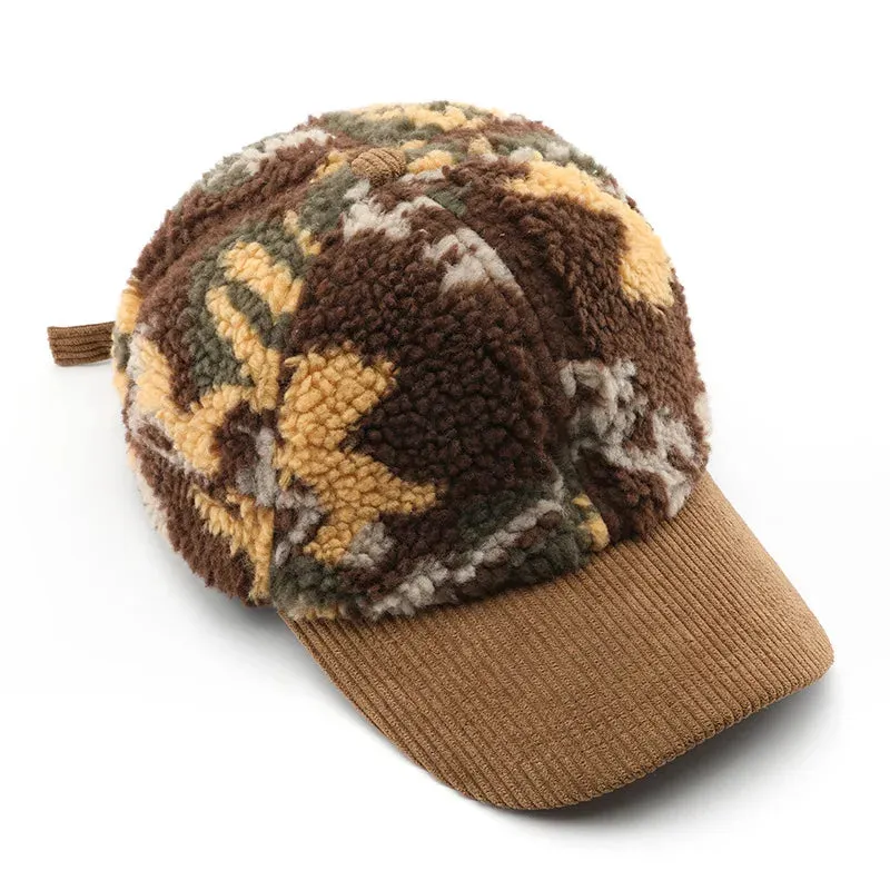 3Leaves Camo plush cap