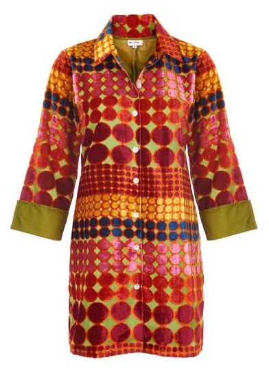 Amanda Velvet Devore Shirt Hot Boho Spot