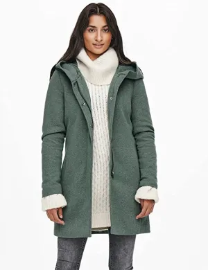 Balsam Green Ladies Onlsedona Light Coat OTW Noos - ONLY