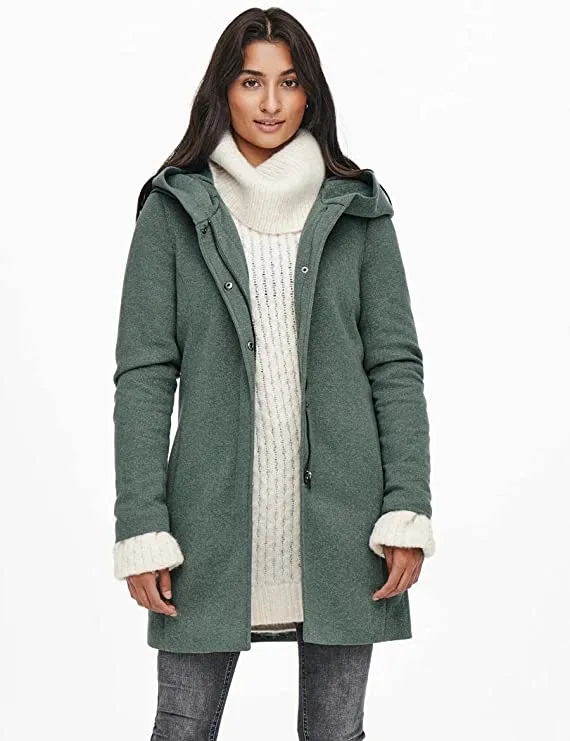 Balsam Green Ladies Onlsedona Light Coat OTW Noos - ONLY