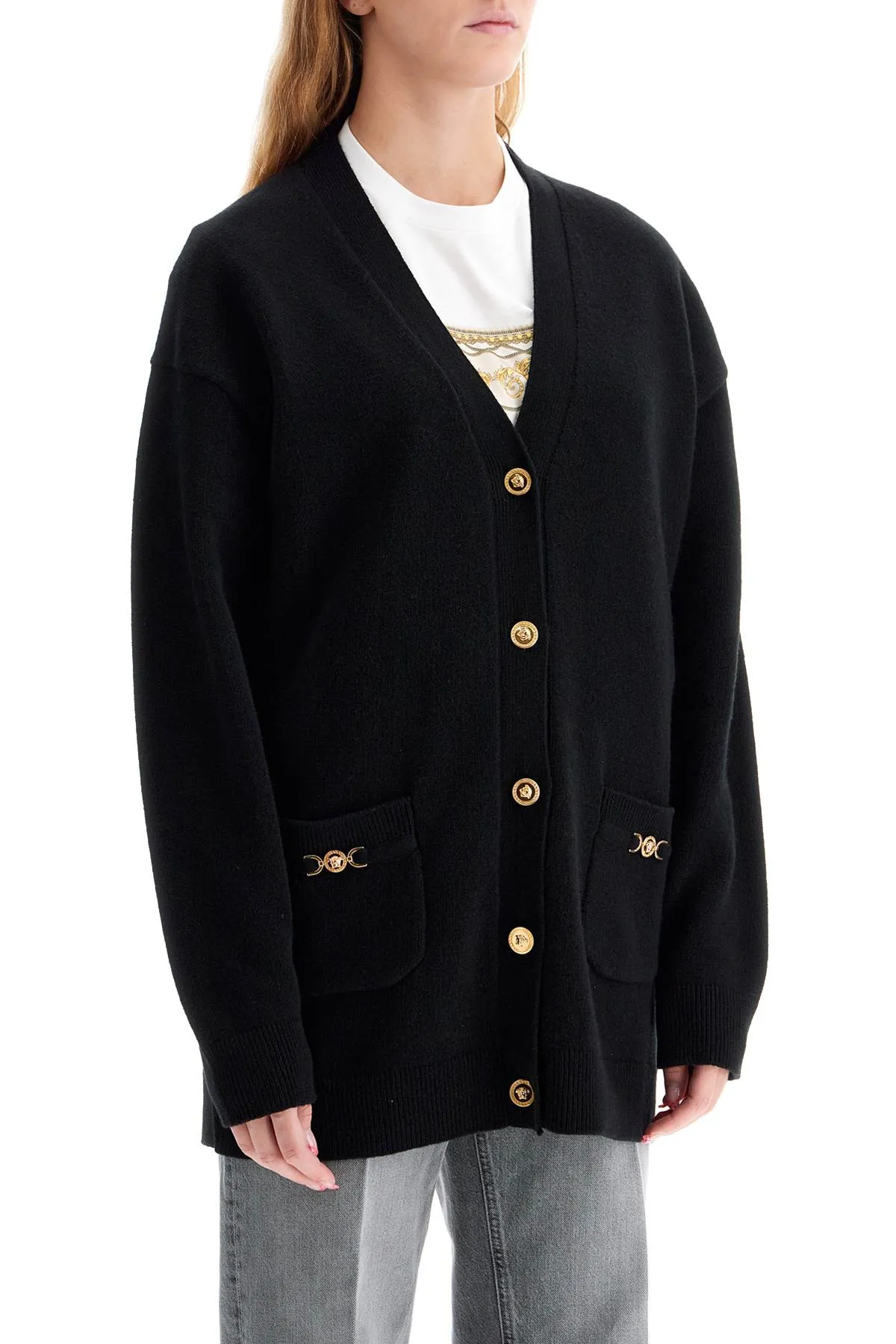 Boxy Cashmere Cardigan