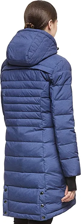 Capers Ladies Hooded Down Jacket Mid-Length Outwear Coat - Orolay