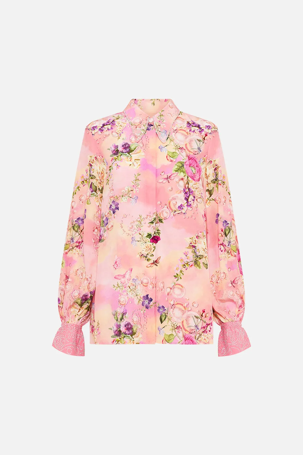 CURVED COLLAR BLOUSE TOTALLY OZMOPOLITAN