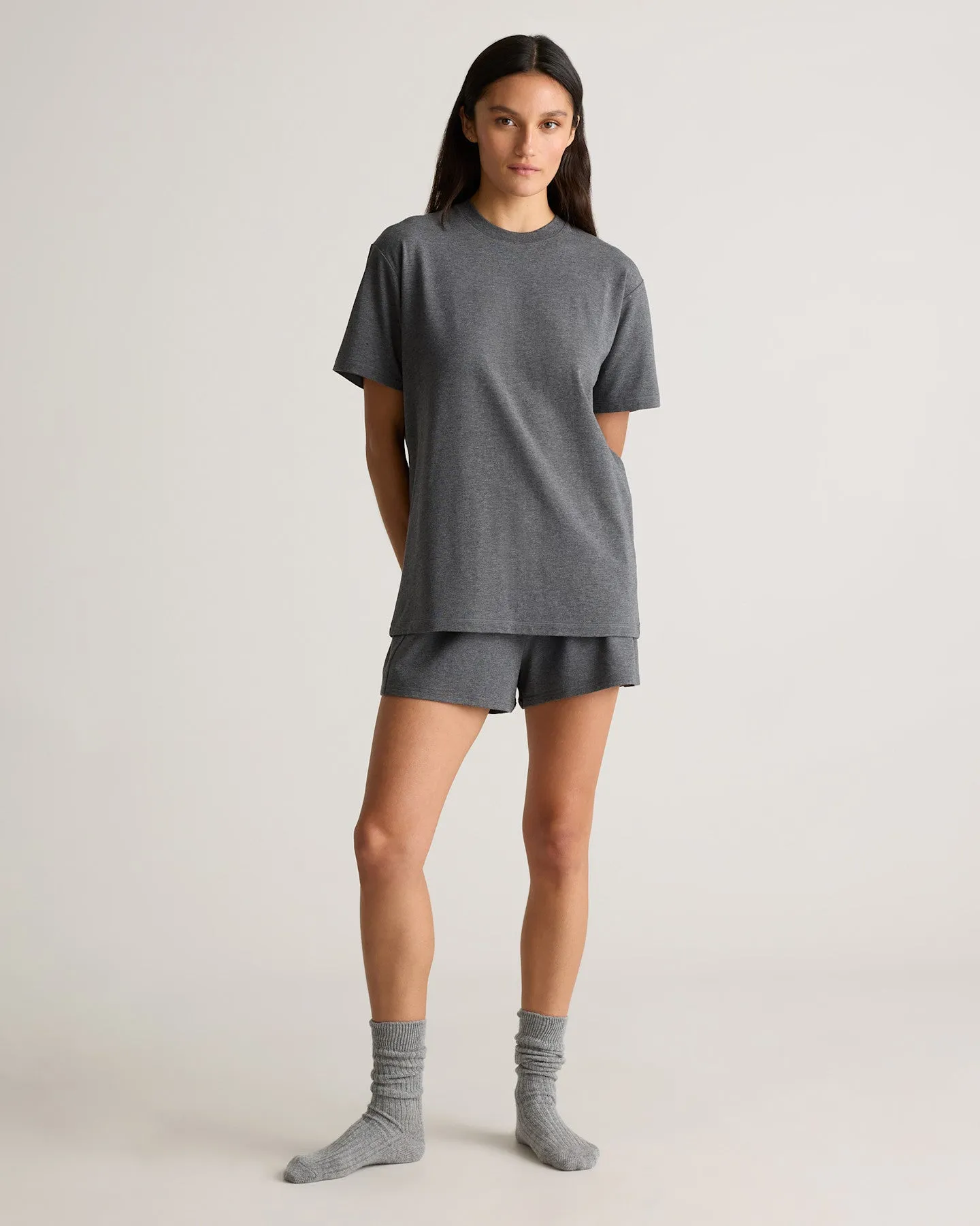 Dream Lounge Oversized Short Sleeve Pajama Set