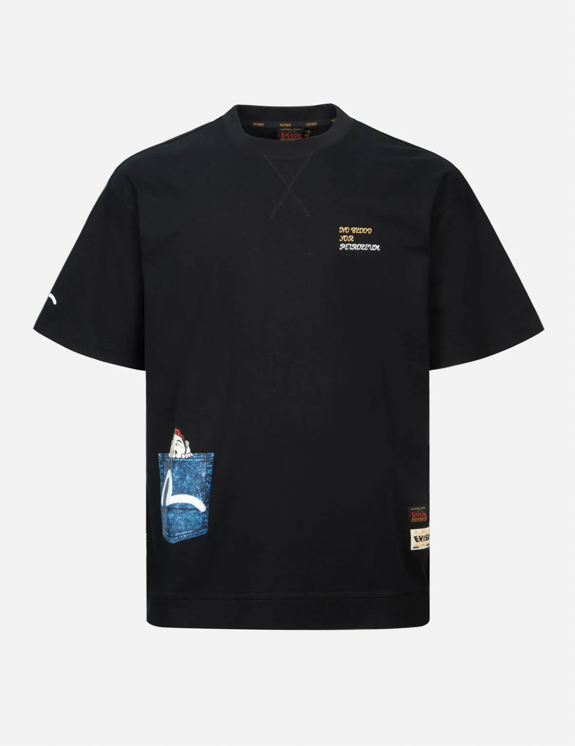 Godhead with Snowmobile Print Relax Fit T-shirt