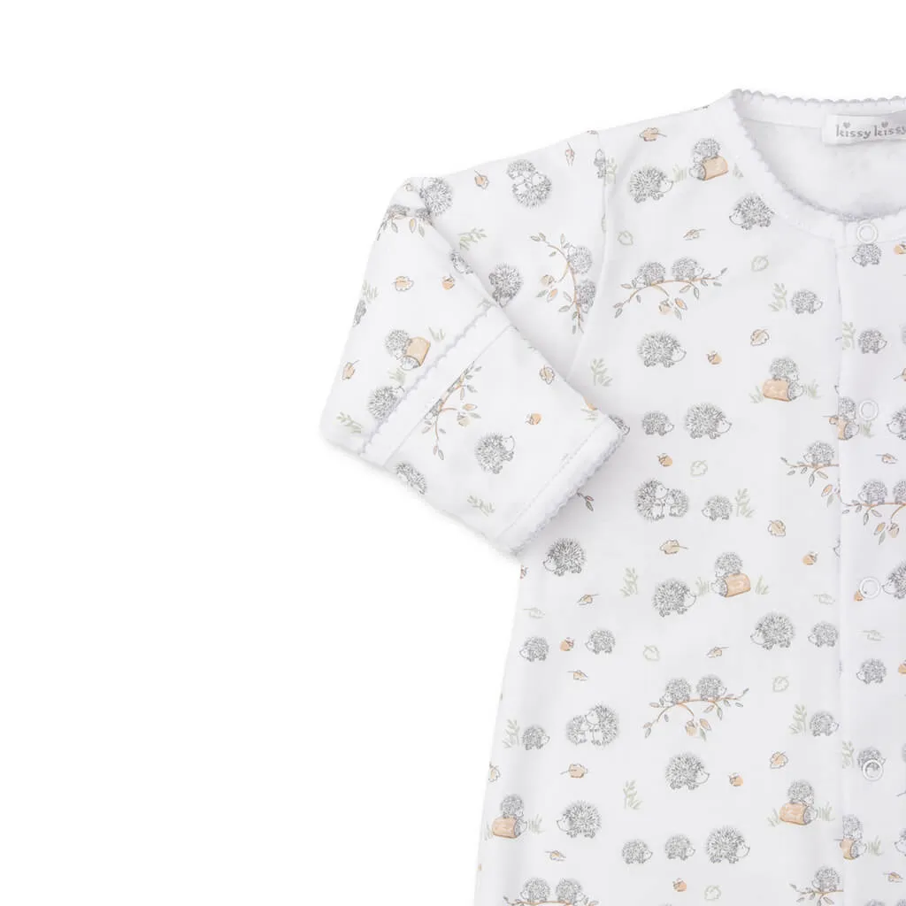 Kissy Kissy Print Converter Gown Hedgehogs Fall Flurry