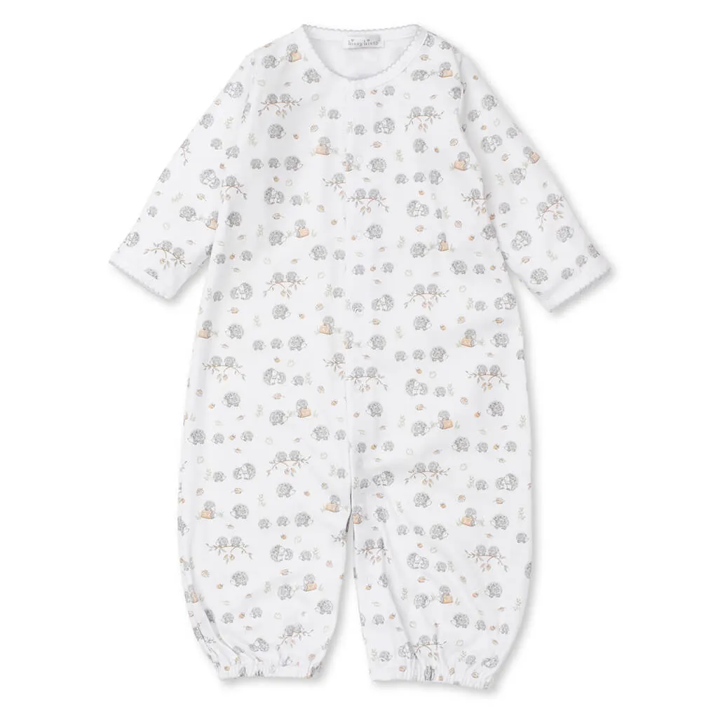 Kissy Kissy Print Converter Gown Hedgehogs Fall Flurry