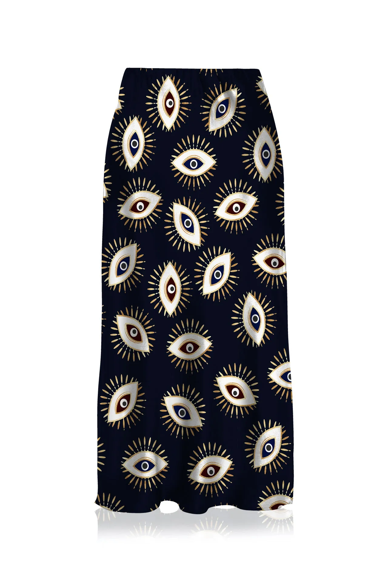 Knee Length Black Skirt