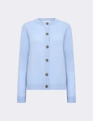LR-ELOISE 1 Cardigan Light blue