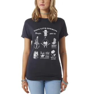LWK596X - Wrangler Women's Retro Graphic Tee - Black