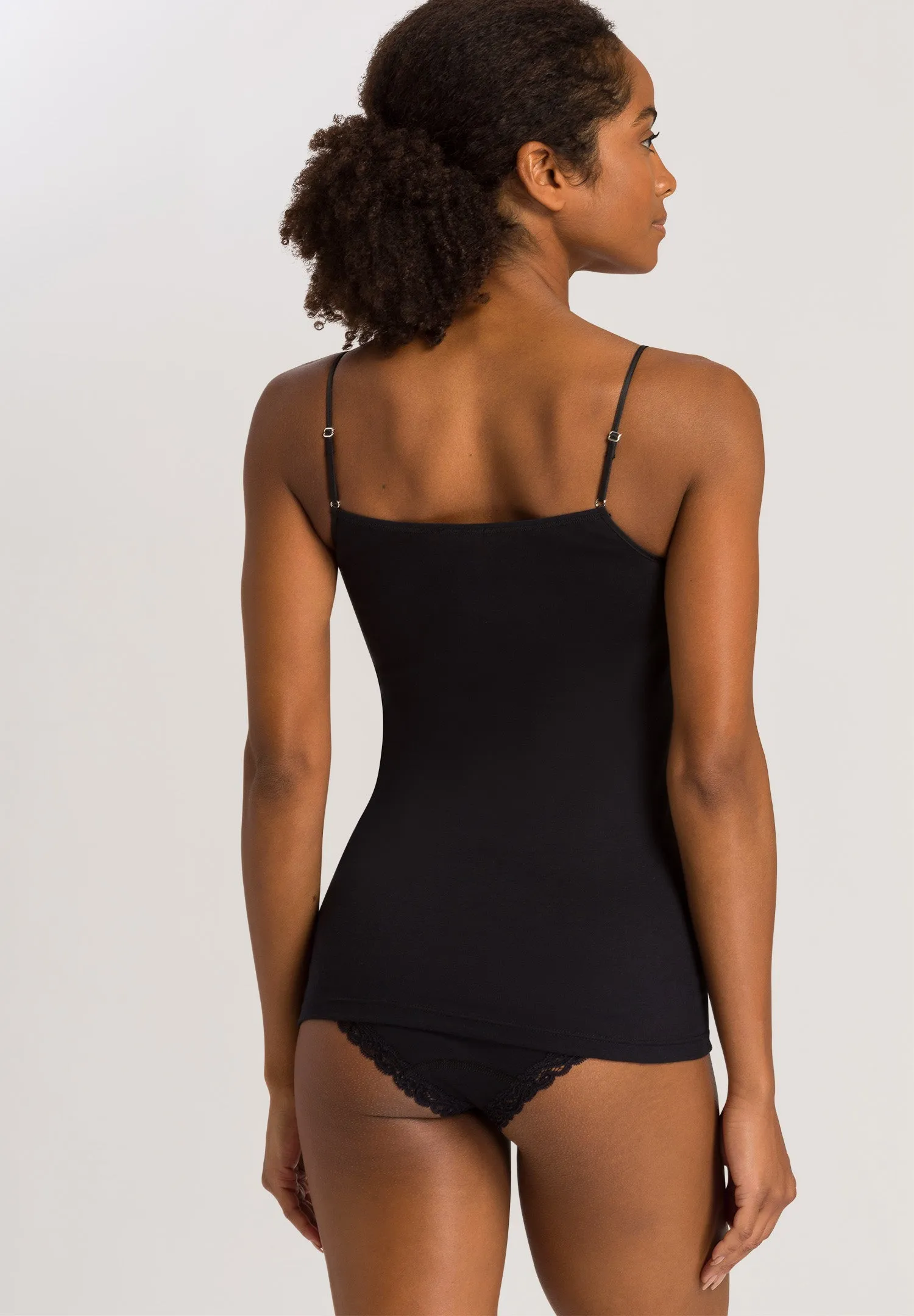 Moments V-Neck Cotton Camisole | Black 71485-019