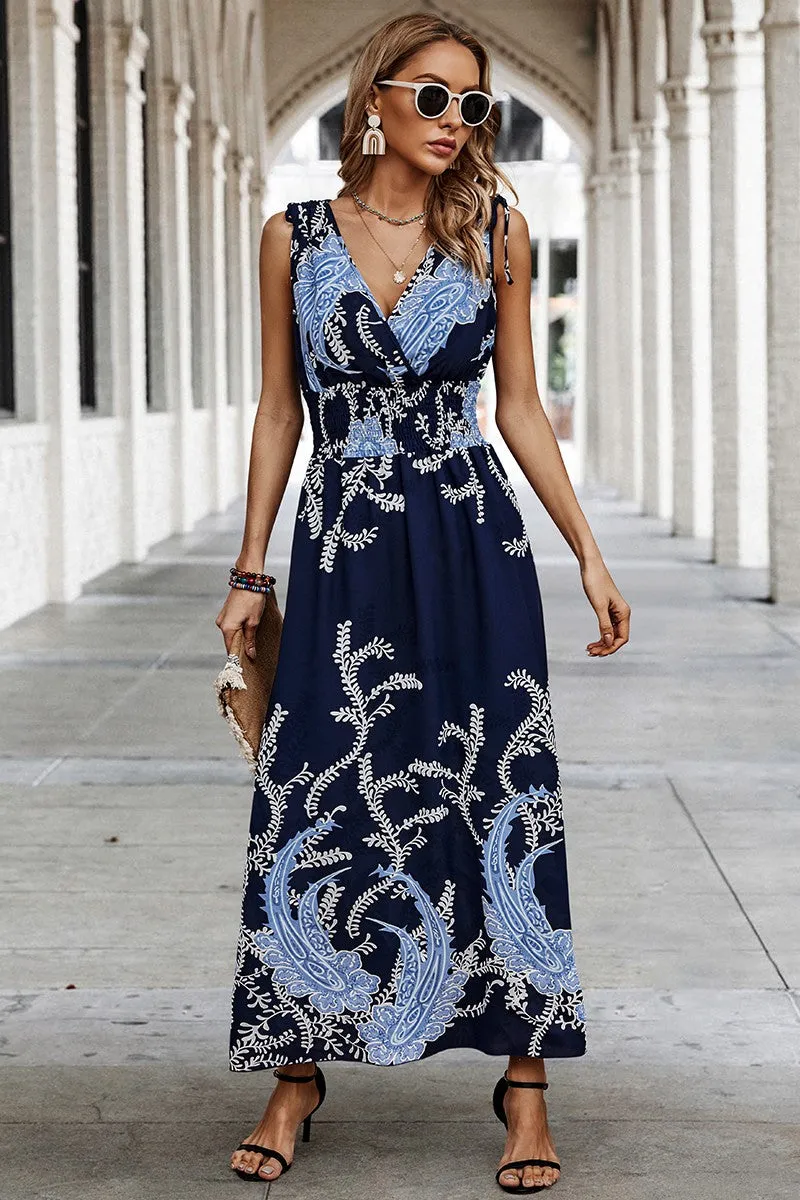 Paisley Dream Sleeveless Maxi Dress