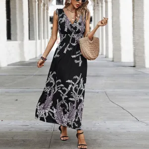 Paisley Dream Sleeveless Maxi Dress