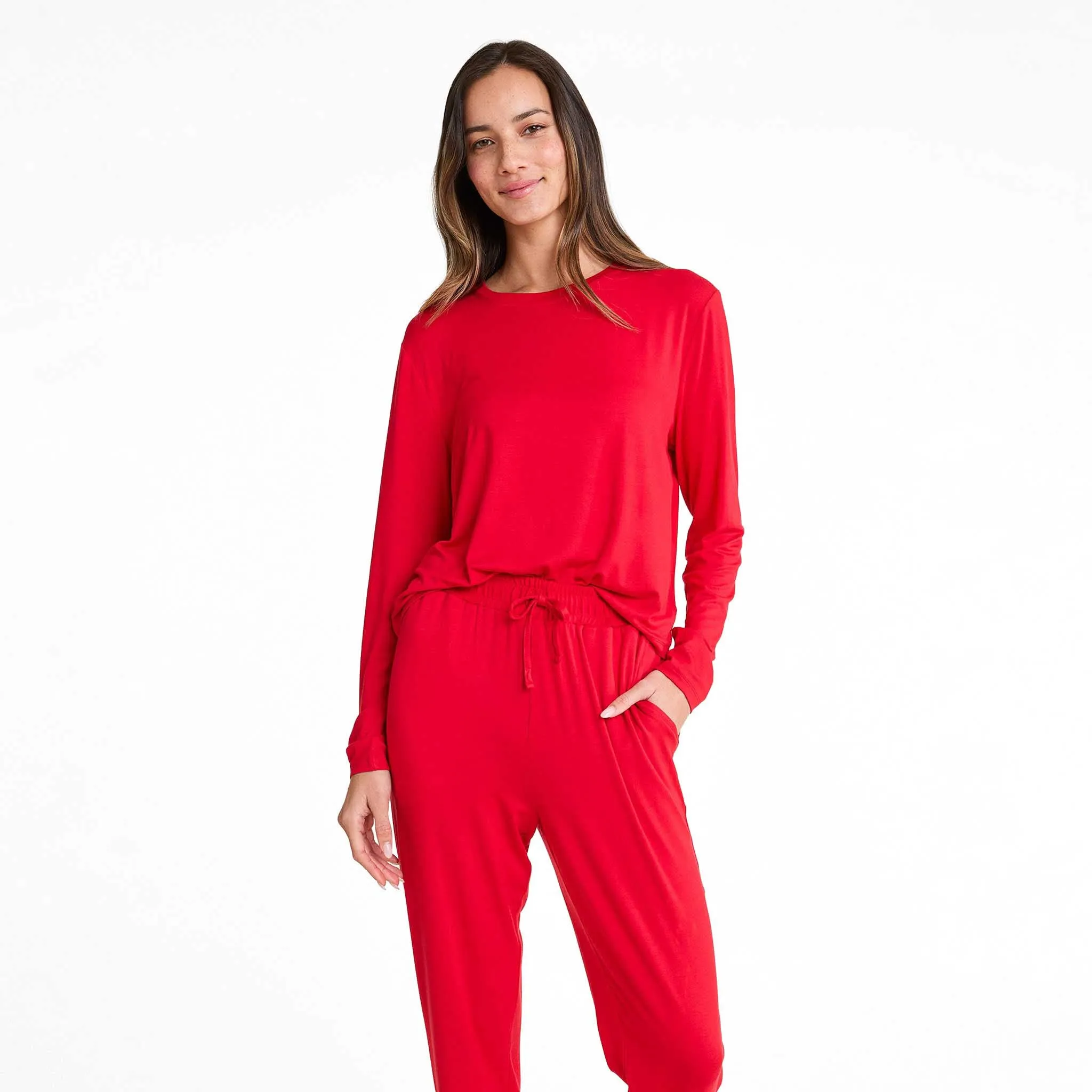 Pajama Jogger Set | Cherry