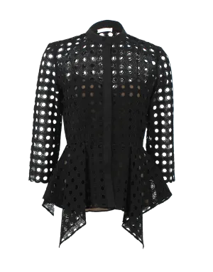 Peplum Jacket With Camisole