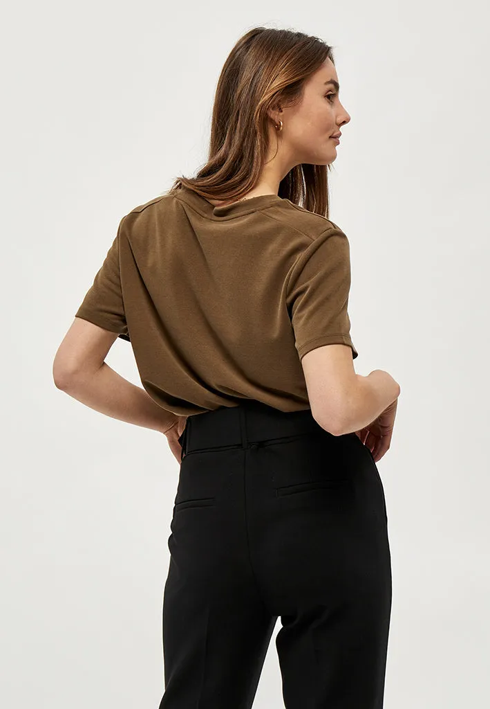 Philina T-Shirt - Army Brown
