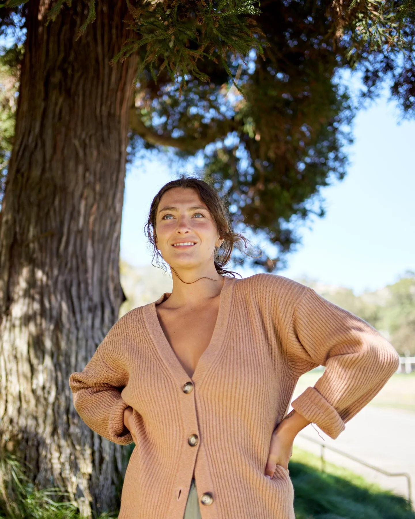 Rib Cardigan Sweater