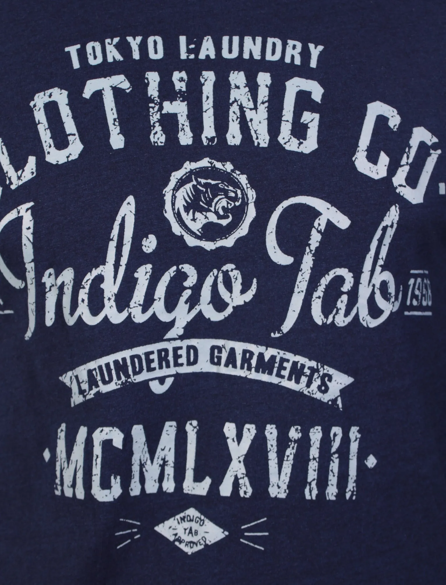 T-shirt in Dark Indigo - Tokyo Laundry