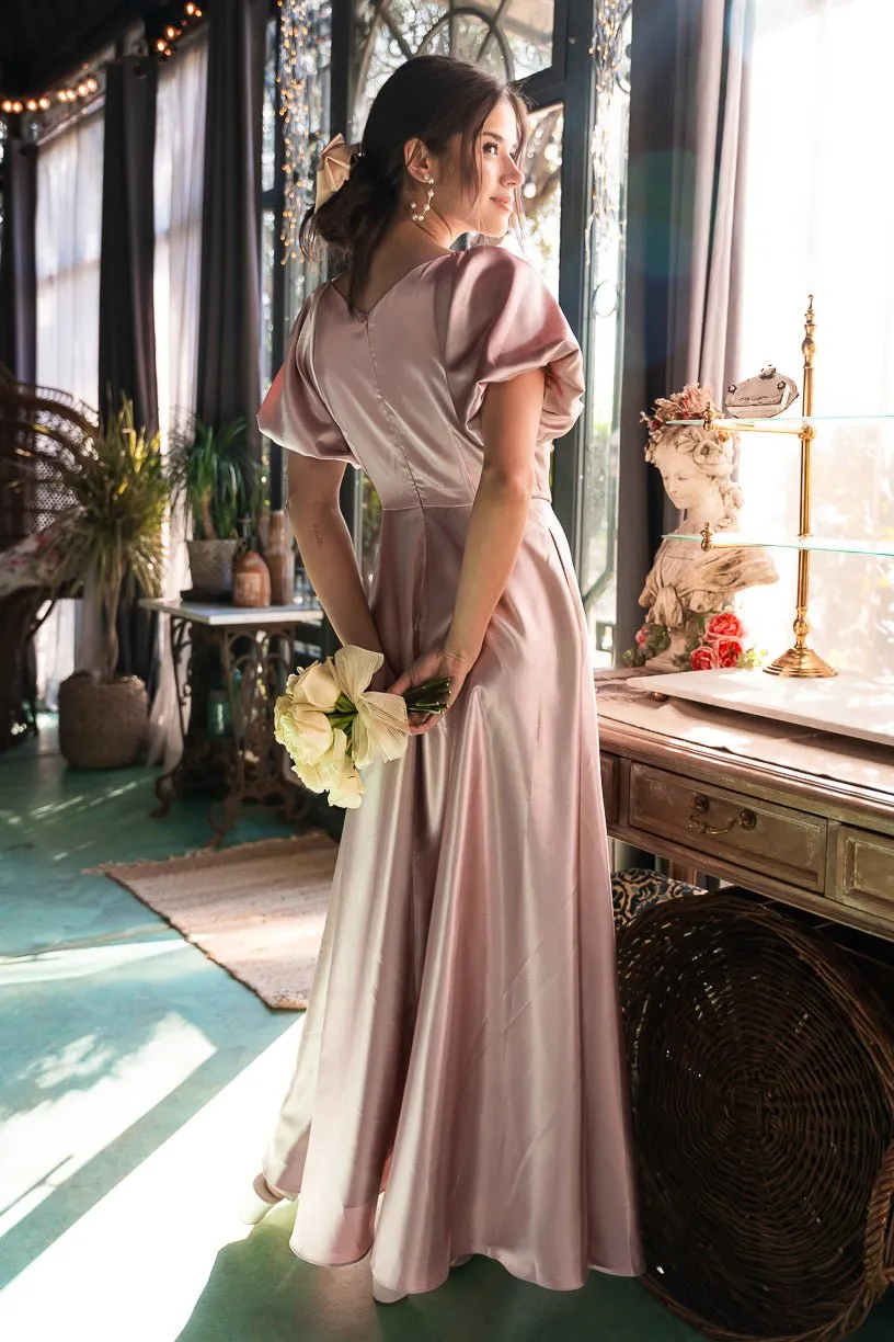 Tessie Dress in Blush