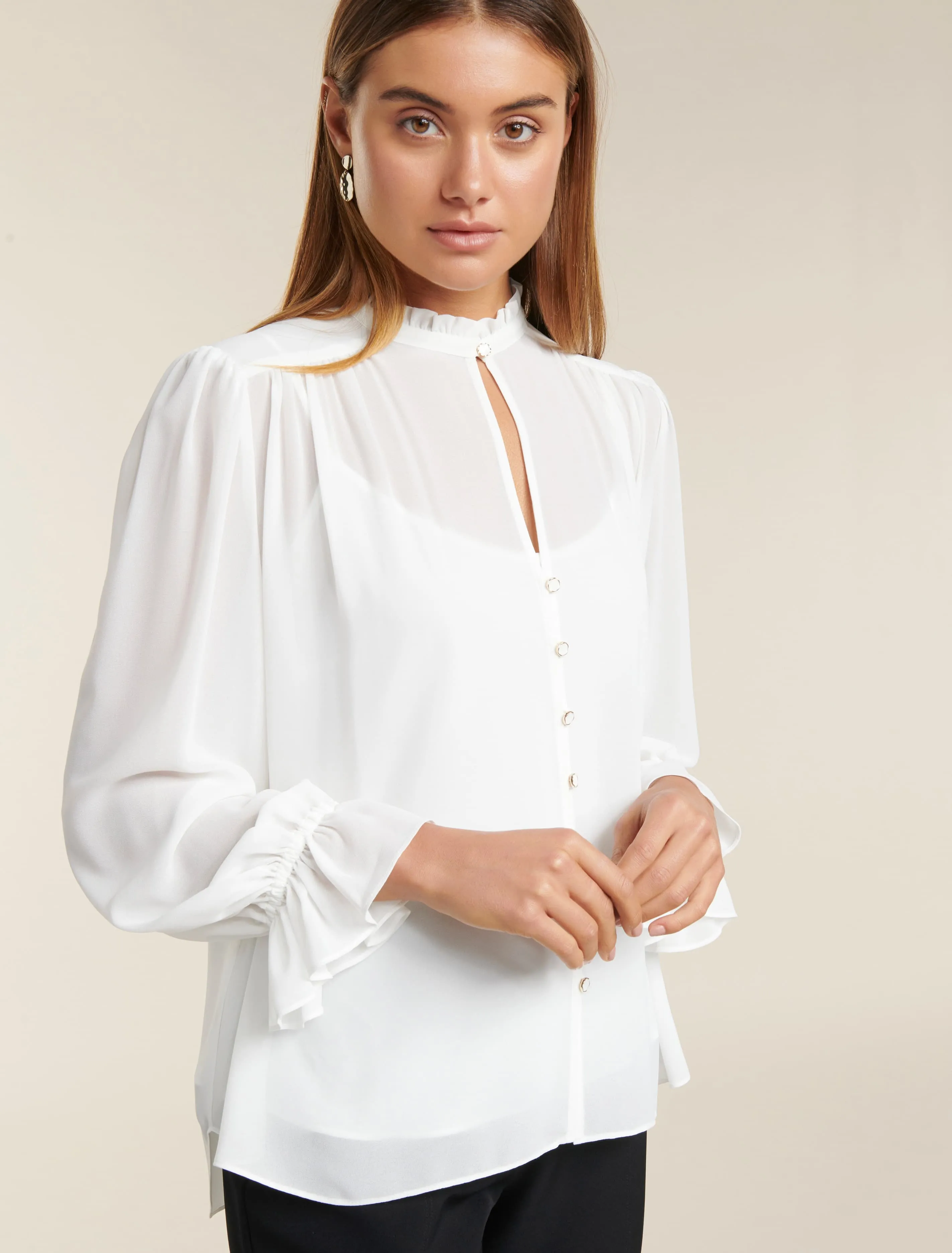 Xanna Sheer Blouse