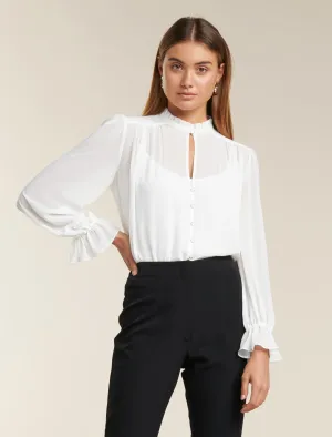 Xanna Sheer Blouse